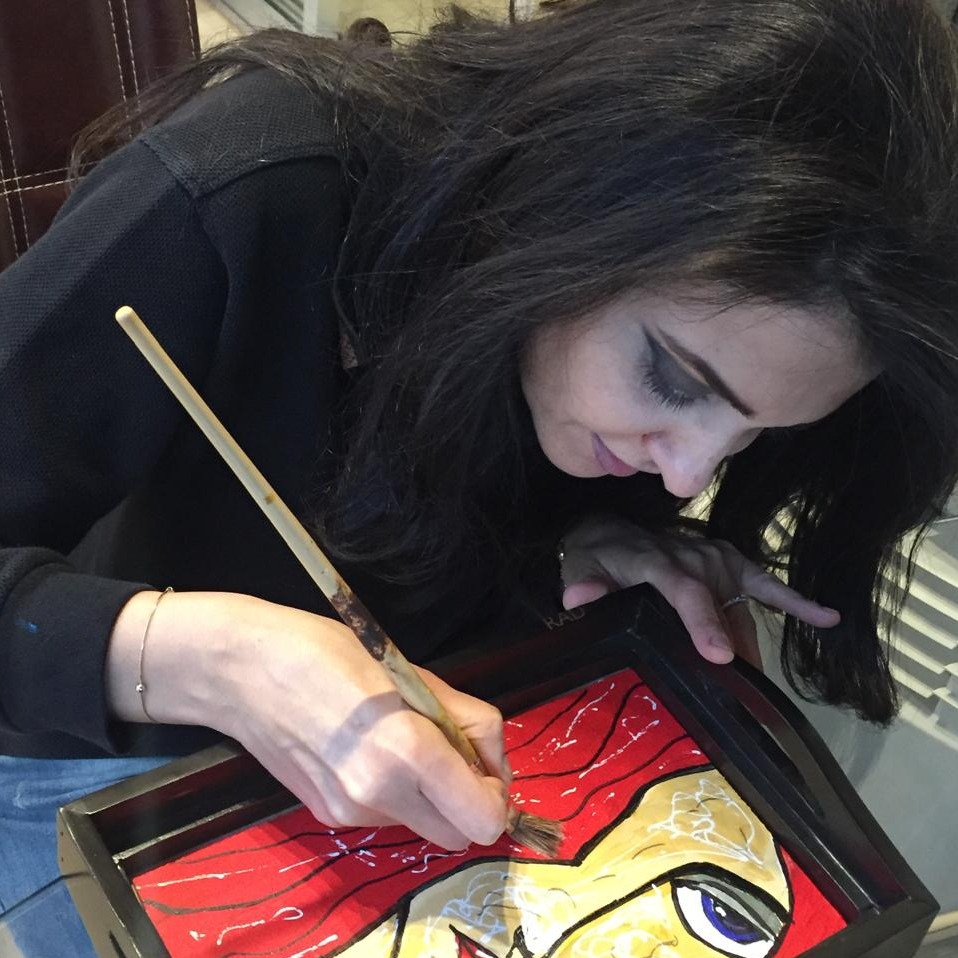 Rima Assi painting